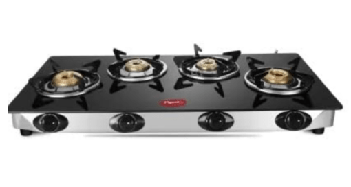 Pigeon Favorite 4Burner Glass Cooktop (Black)